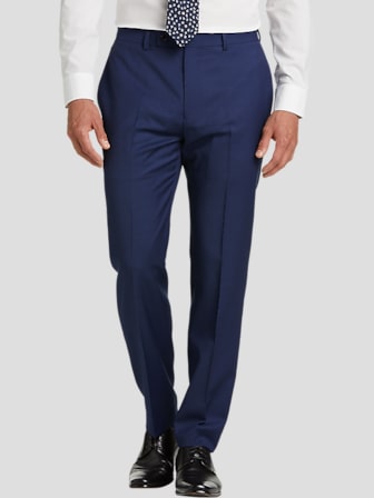 Slim Fit Wool Tuxedo Pants
