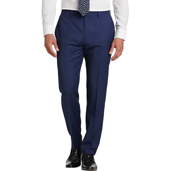 Calvin Klein Slim Fit Men's Suit Separates Pants Blue - Size: 36W x 30L