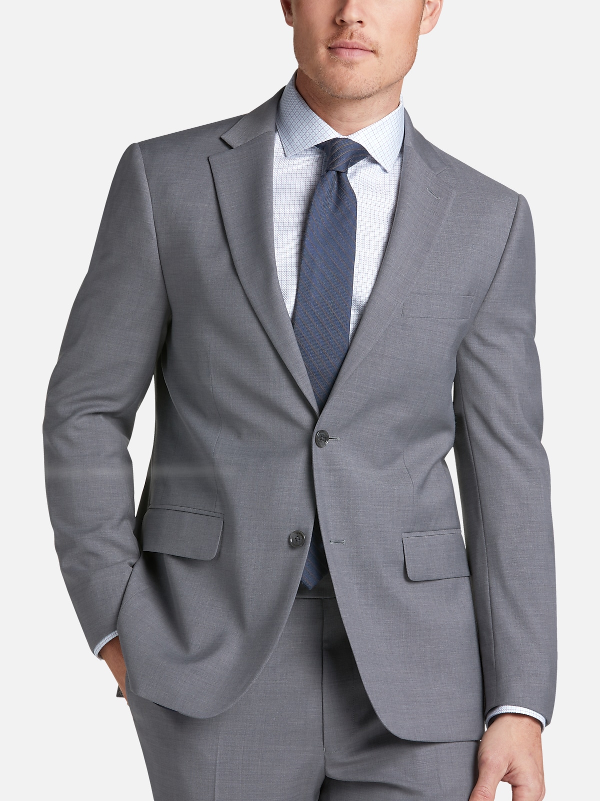 Tommy Hilfiger Mens Modern Fit Suit Separate with Stretch (Blazer & Pant) :  : Clothing, Shoes & Accessories