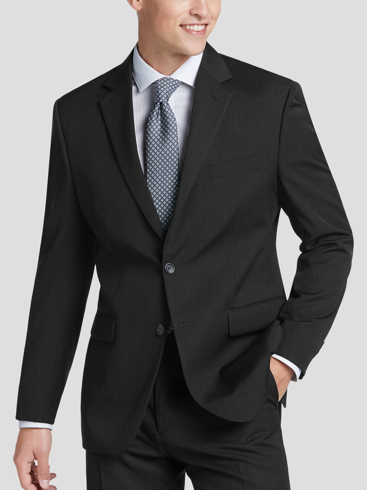 Pronto Uomo Platinum Wool Modern Fit Suit Separates Jacket Suit Separate Jackets Men s Wearhouse