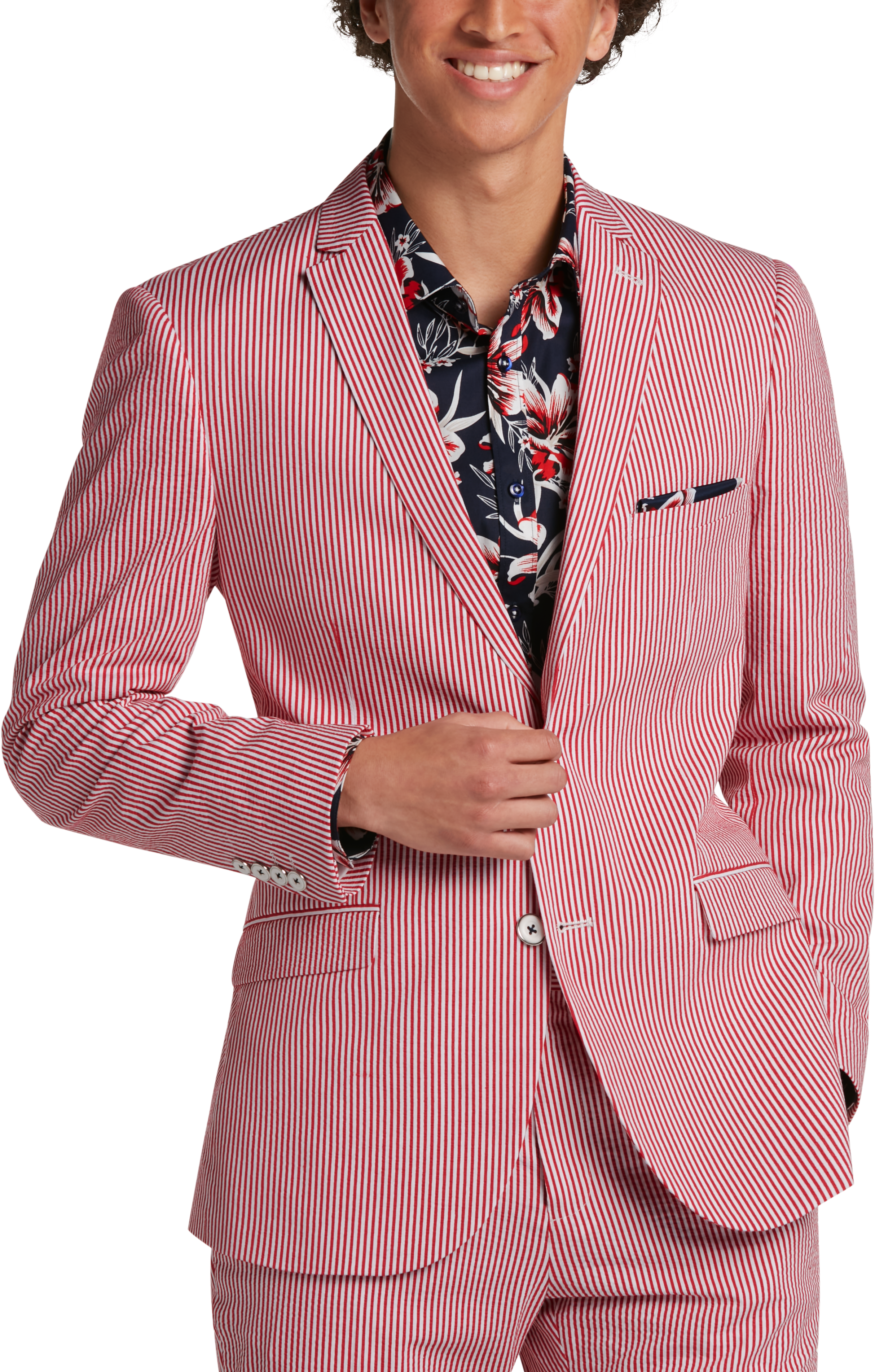 Tailored Jacket With Paisley Pattern