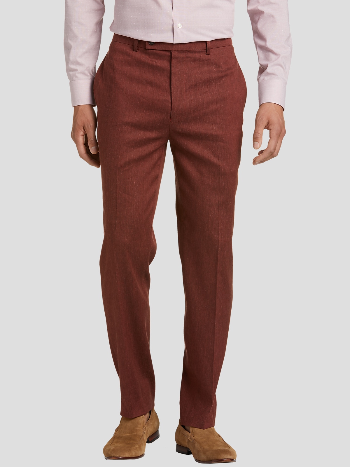 Calvin Klein Slim Fit Suit Separates Linen-Blend Pants, All Sale