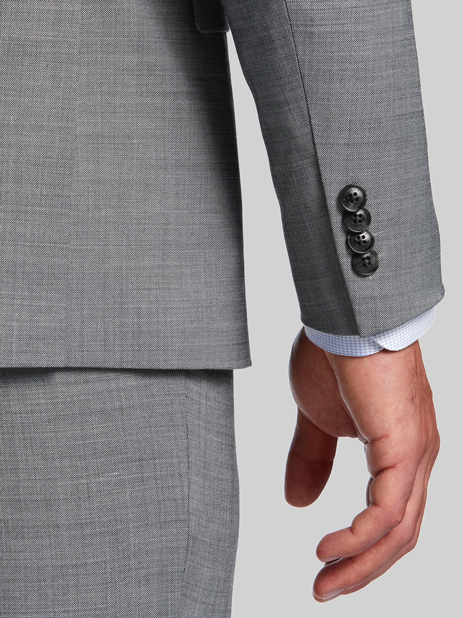 Modern Fit Wool Blend Suit Jacket