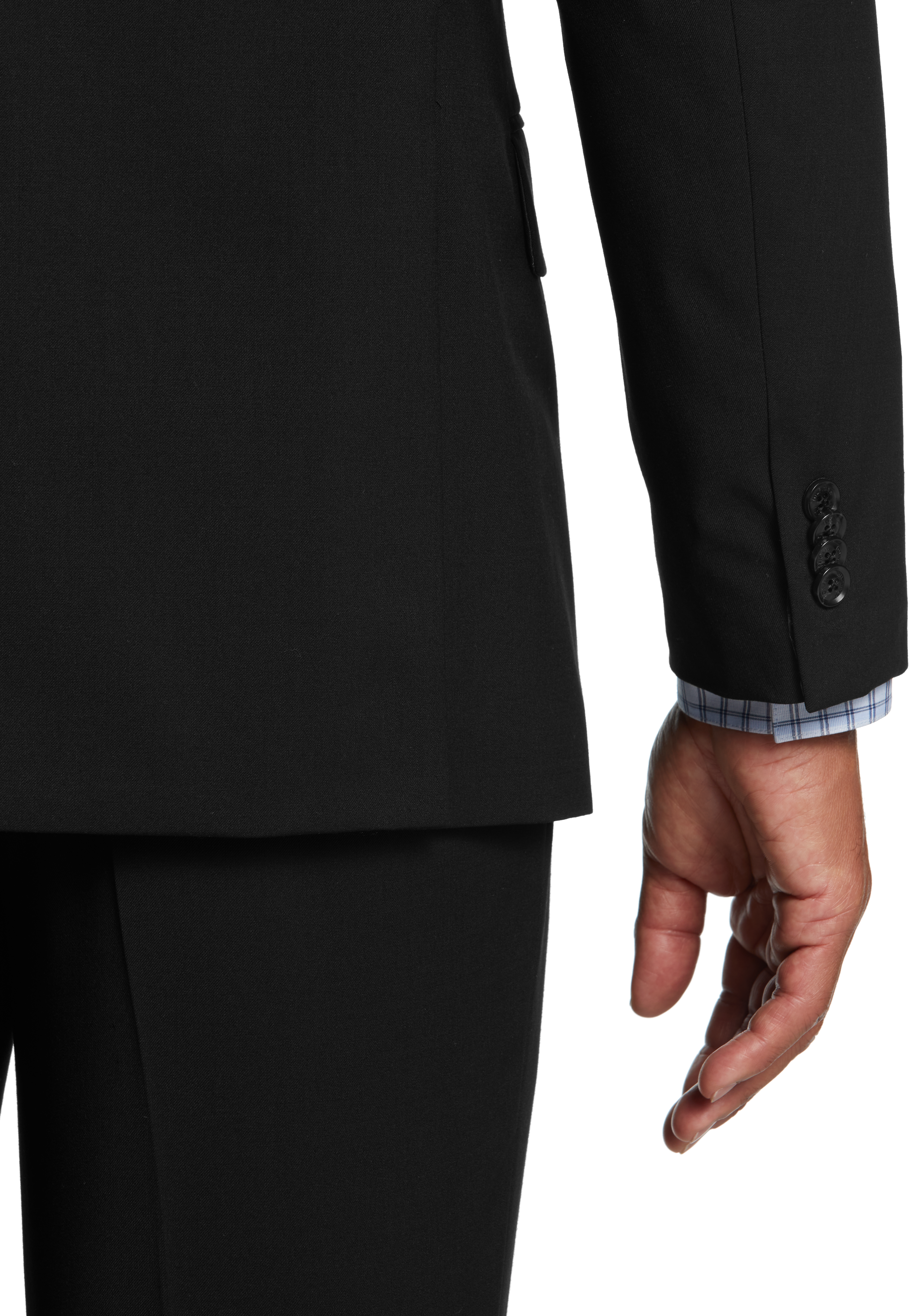 Modern Fit Wool Blend Suit Jacket