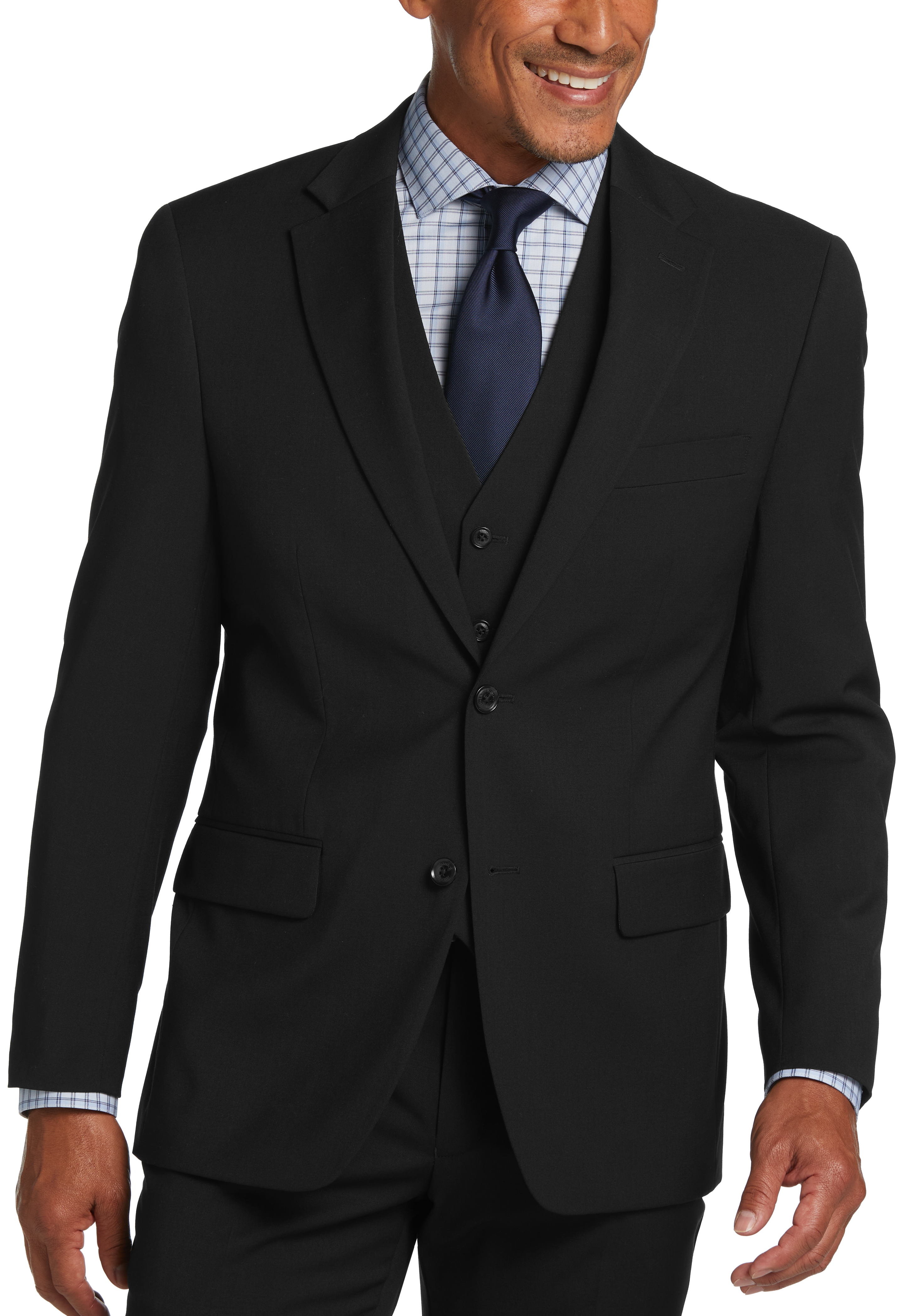 Modern Fit Wool Blend Suit Jacket