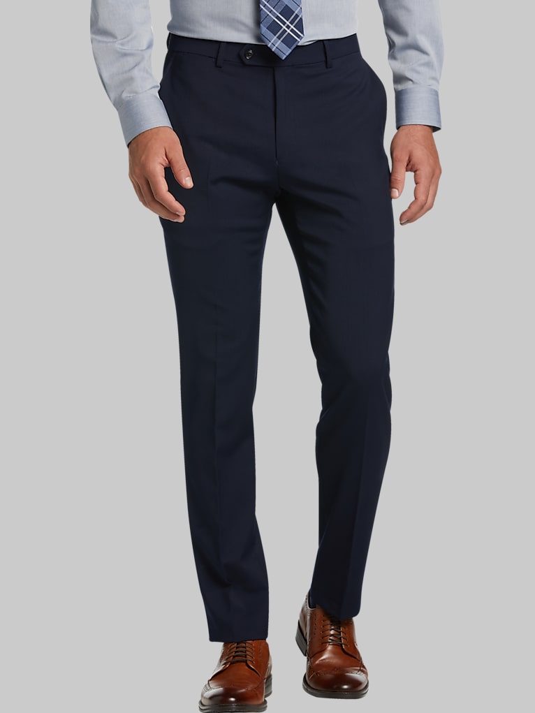 Tommy Hilfiger Modern Fit Wool Blend Suit Pants