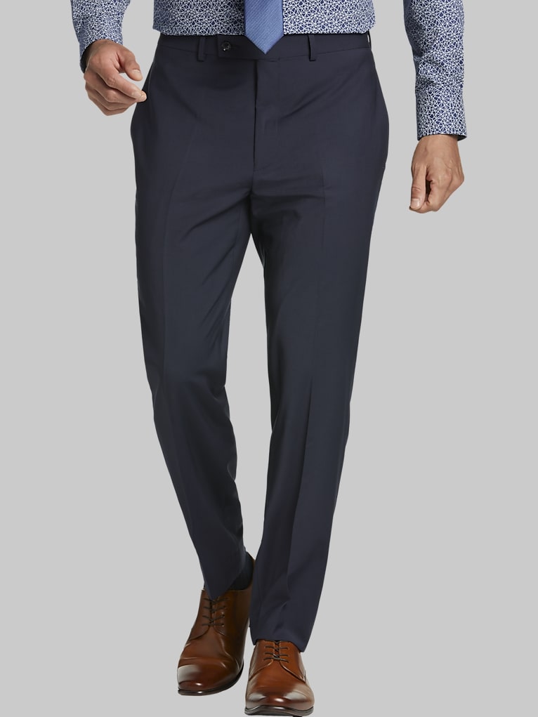 Calvin Klein Slim Fit Wool Blend Suit Pants