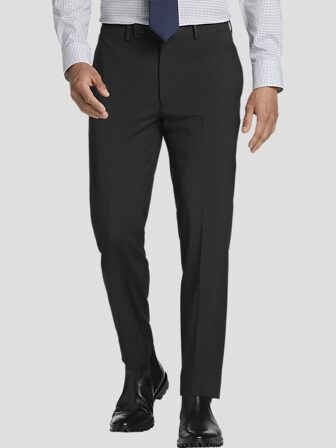 Slim Fit Wool Tuxedo Pants