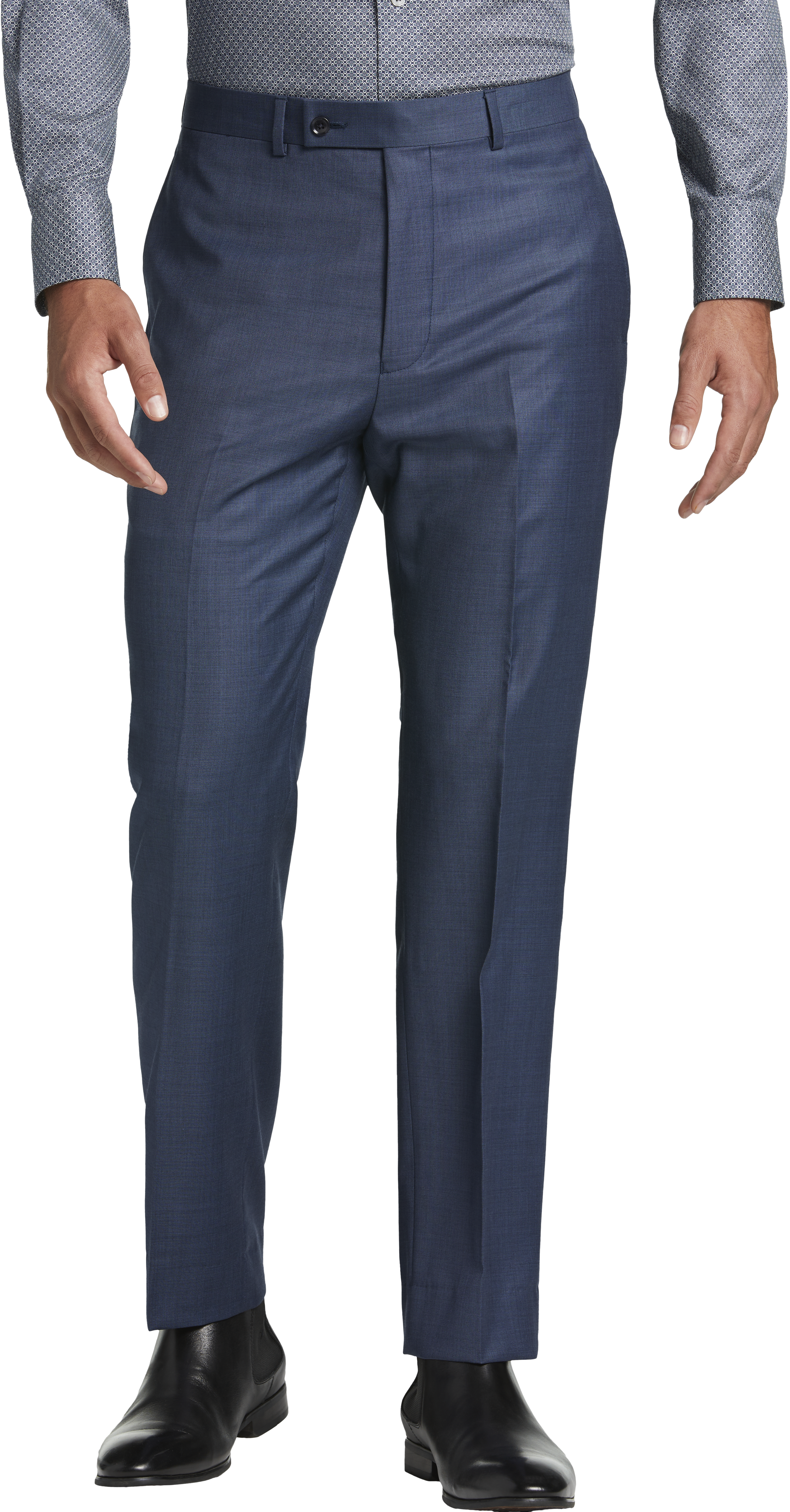 Slim Fit Wool Suit Pants