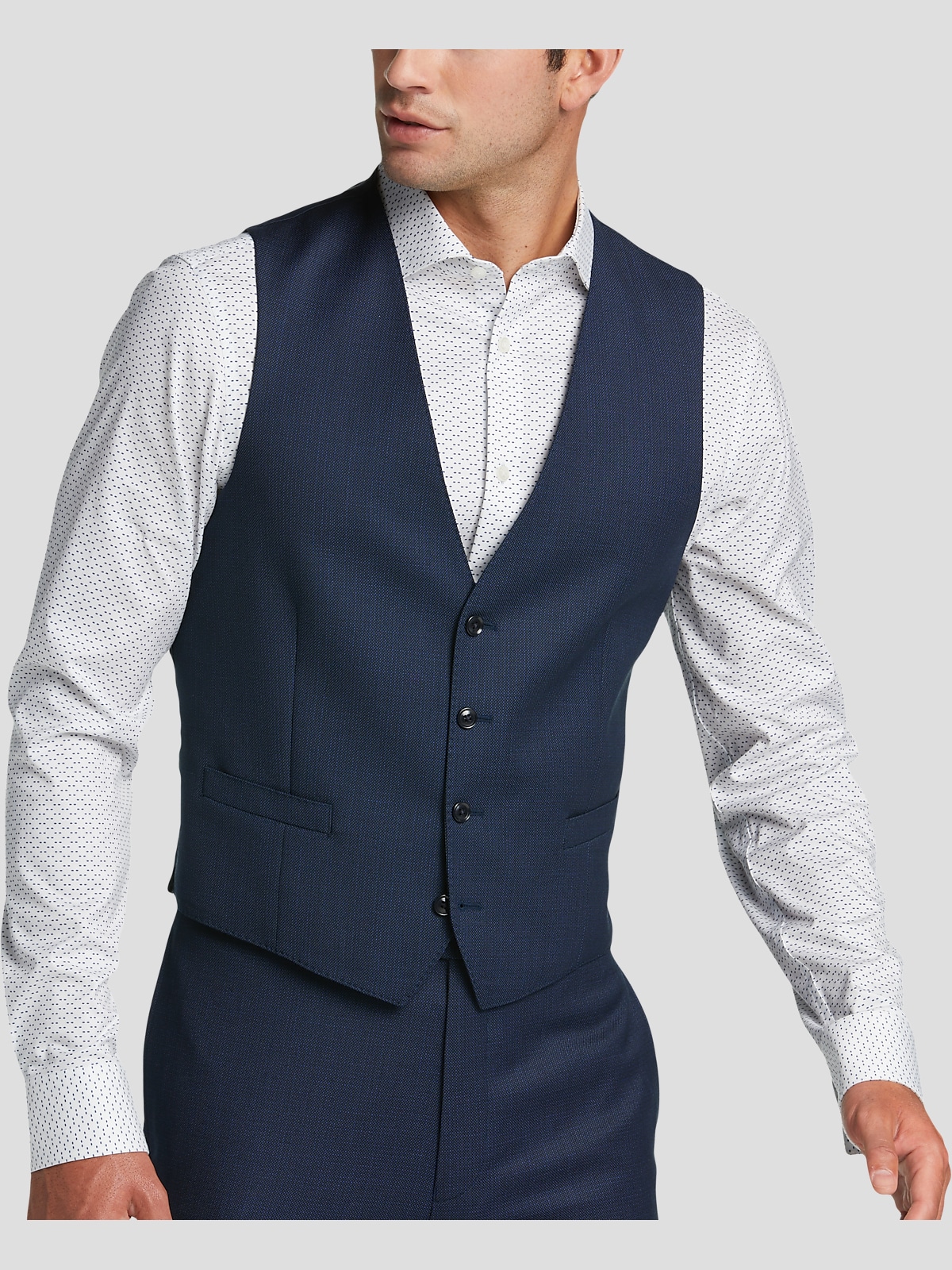 Calvin klein vest suit sales