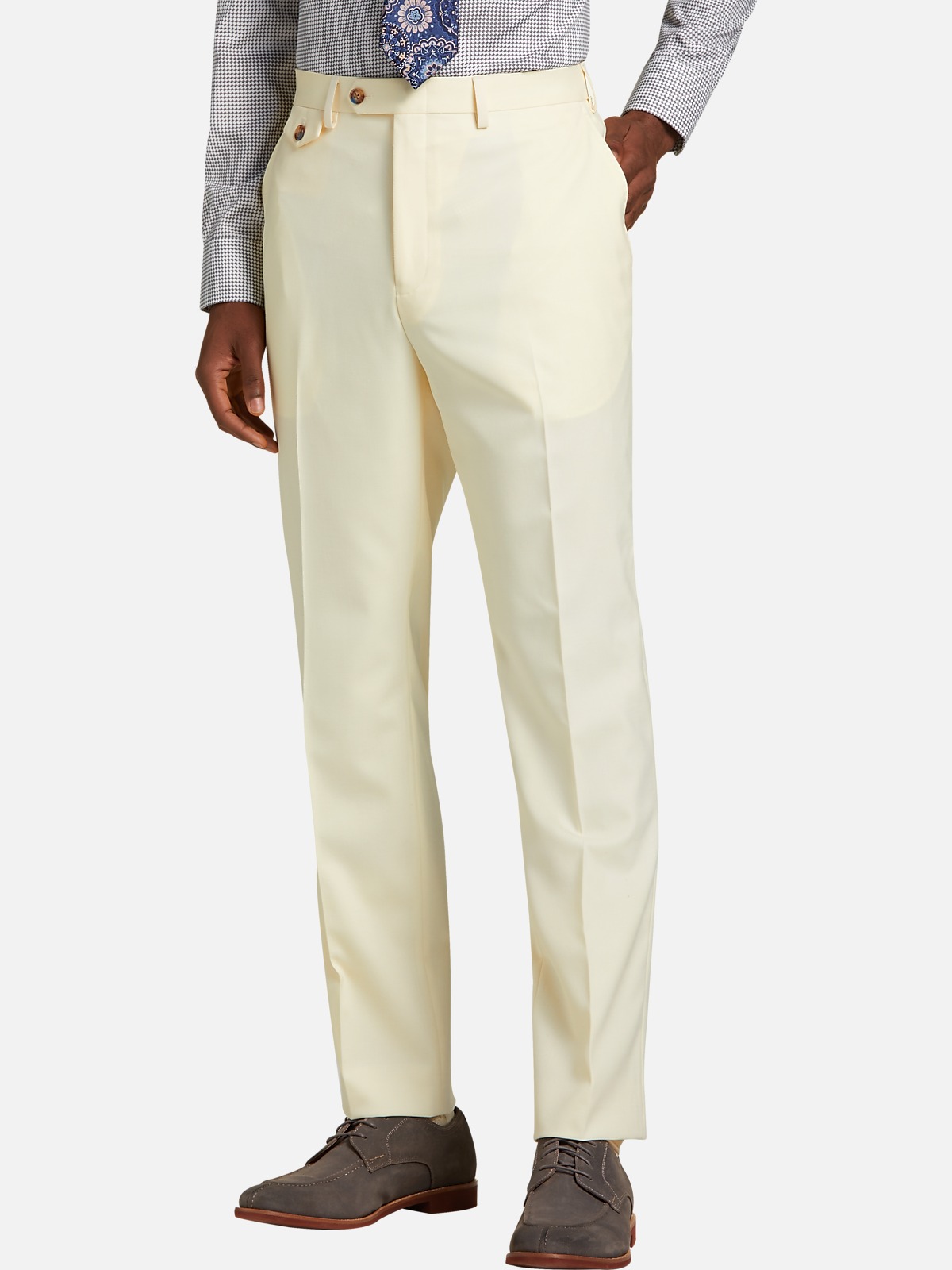 Haggar H26 Men's Premium Stretch Classic Fit Dress Pants - Khaki 36x32