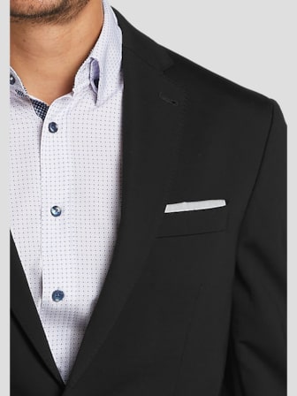 Slim Fit Wool Blend Suit Jacket