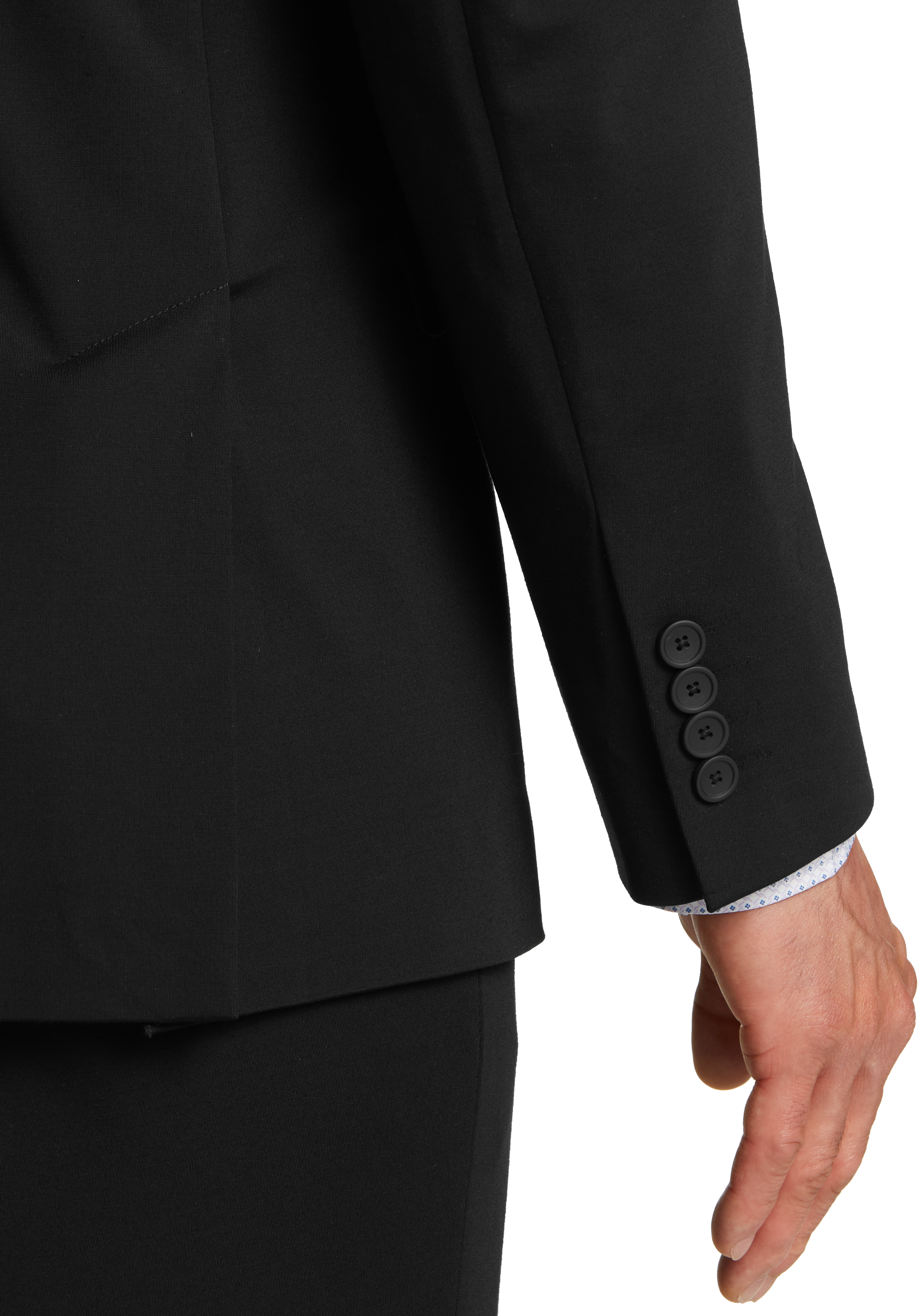 Slim Fit Knit Suit Jacket