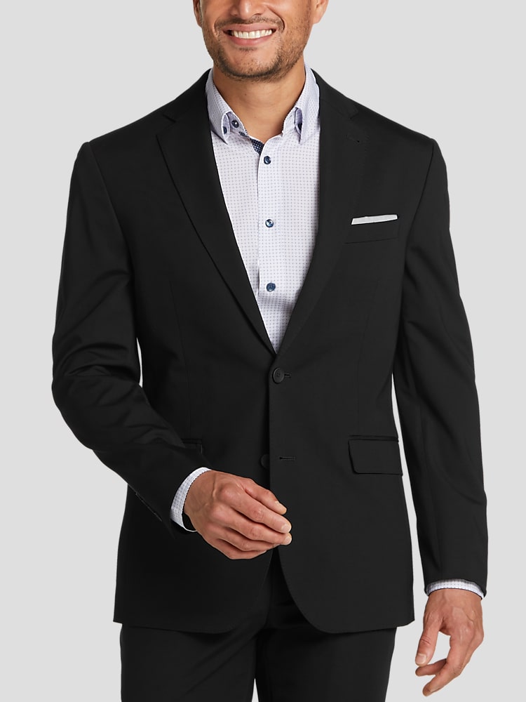 Black blazer shirt discount