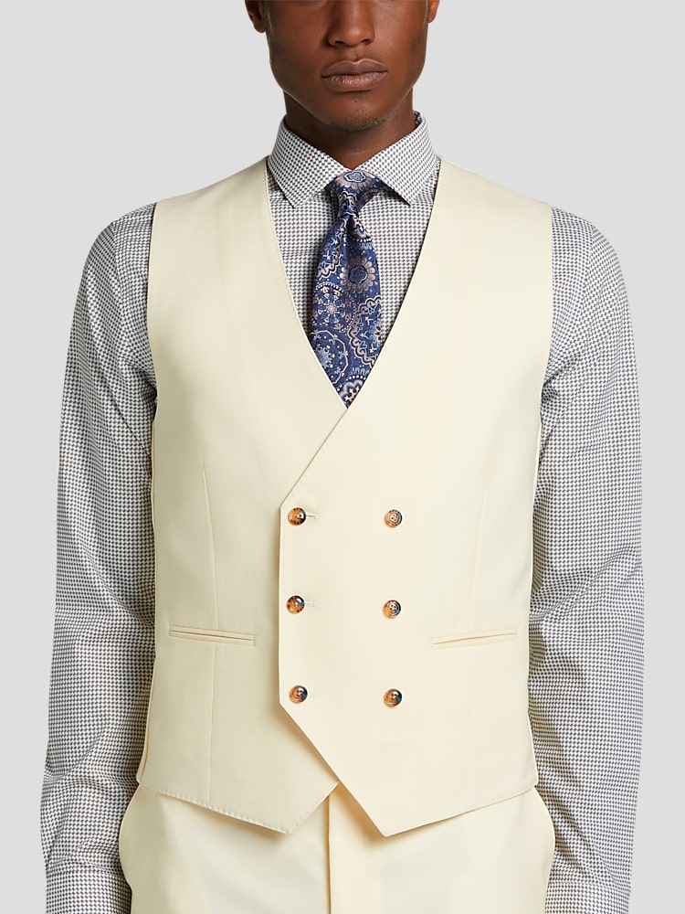 Tayion Classic Fit Double Breasted Suit Separates Vest, All Sale