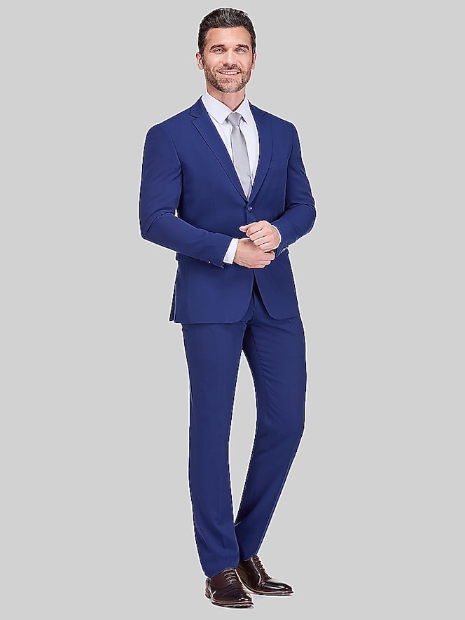 Gino Vitale Slim Fit Suit, Royal Blue - Image 3 of 3
