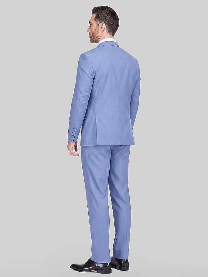 Braveman Classic Fit Performance Stretch 3-Piece Suit, Steel Blue - Image 3 of 3
