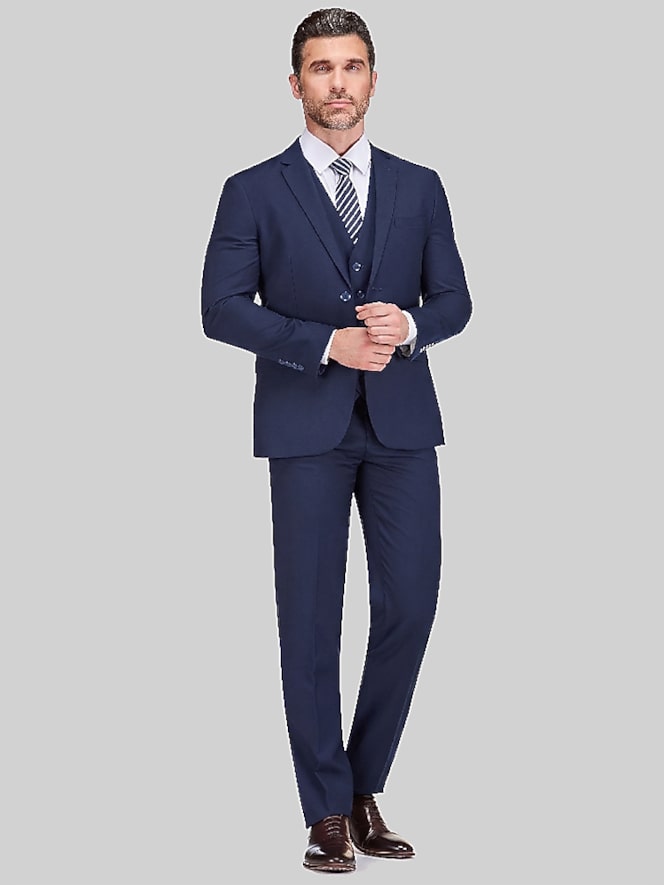 Braveman Slim Fit 3-Piece Vested Suit
