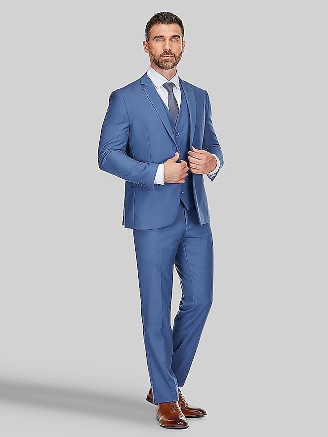 Braveman Slim Fit 3-Piece Vested Suit