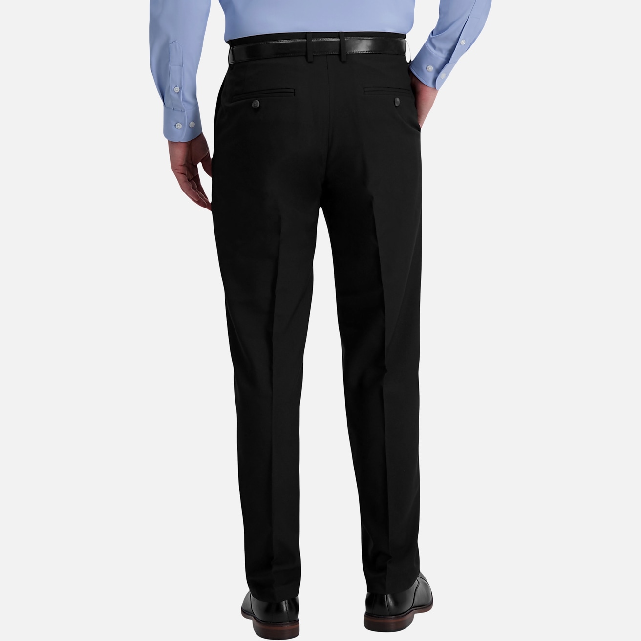 Mens Classic Suit Pants Straight Fit Modern Formal Dress Separate