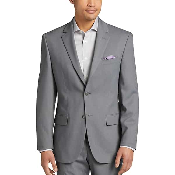 Pronto Uomo Men's Modern Fit Suit Separates Jacket Med Gray Solid - Size: 46 Long - Only Available at Men's Wearhouse