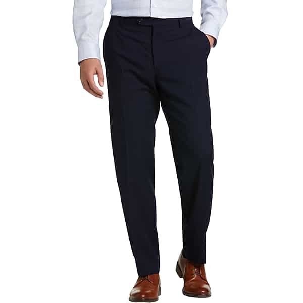 Pronto Uomo Men's Modern Fit Suit Pants Navy Solid - Size: 34W x 32L - Only Available at Men's Wearhouse TMW3WCT34T01