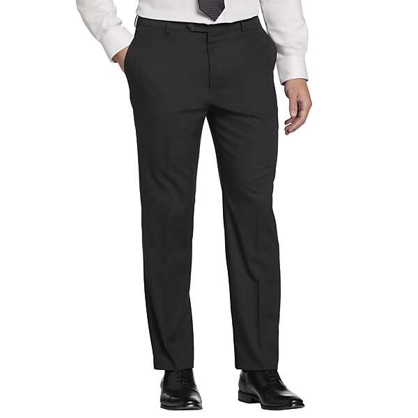 Pronto Uomo Men's Modern Fit Suit Pants Black Solid - Size: 36W x 32L - Only Available at Men's Wearhouse
