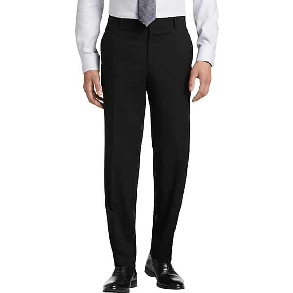 Pronto Uomo Men's Modern Fit Suit Separates Pants Black Solid - Size: 30W x 30L - Only Available at Men's Wearhouse