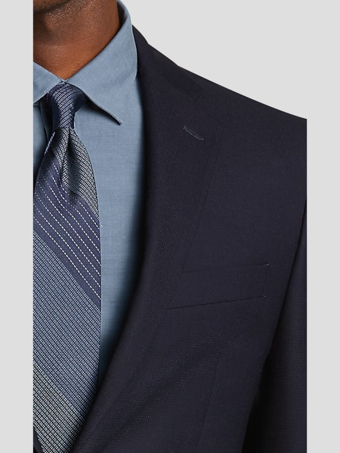 Wilke-Rodriguez Slim Fit Suit Jacket, Navy Tic - Image 2 of 5