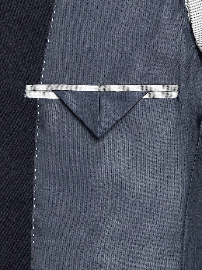 Wilke-Rodriguez Slim Fit Suit Jacket, Navy Tic - Image 3 of 5