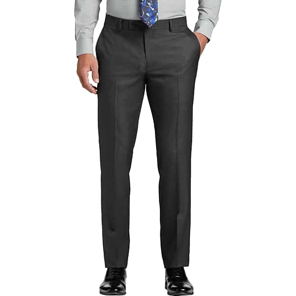 Wilke-Rodriguez Men's Slim Fit Suit Pants Charcoal Gray - Size: 54W x 30L TMW3WEG54017