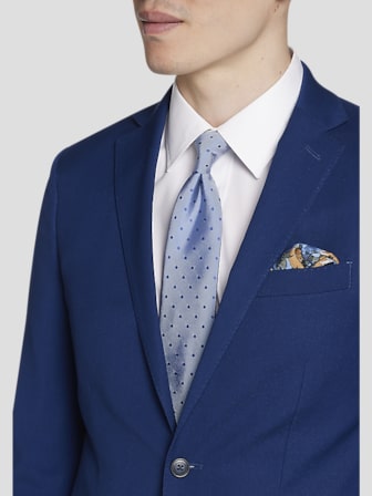 Slim Fit Wool Blend Suit Jacket