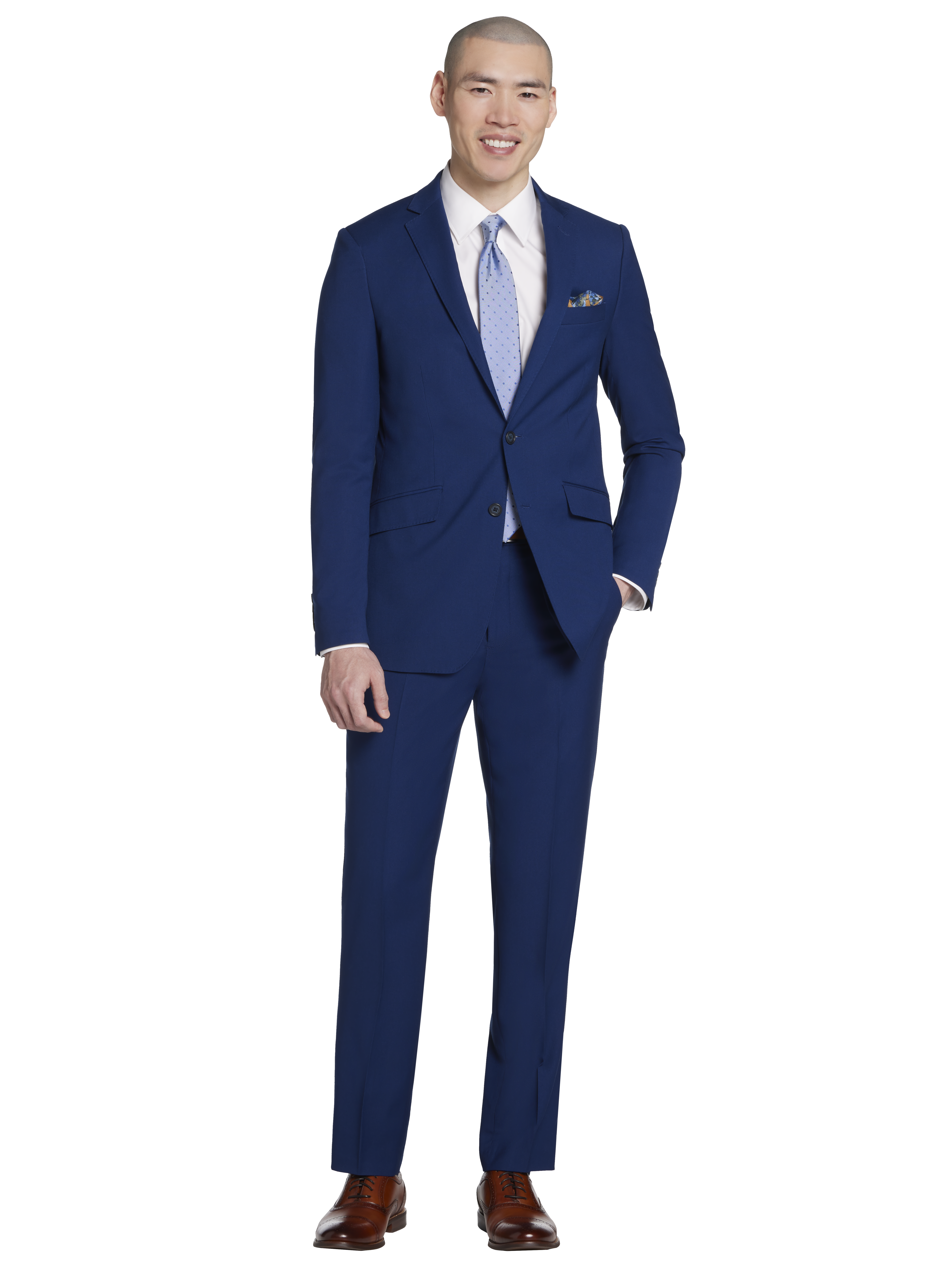 Slim-Fit Blue Suit Blazer