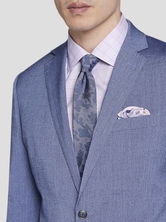 Slim Fit Wool Blend Suit Jacket