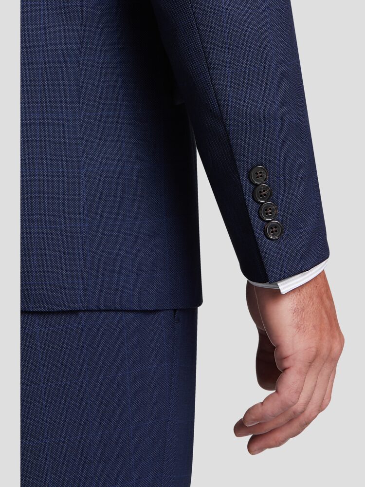 Lauren by ralph lauren blue classic fit suit top