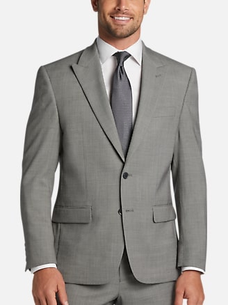 Michael Strahan Classic Fit Suit Birdseye | All Sale| Men's Wearhouse