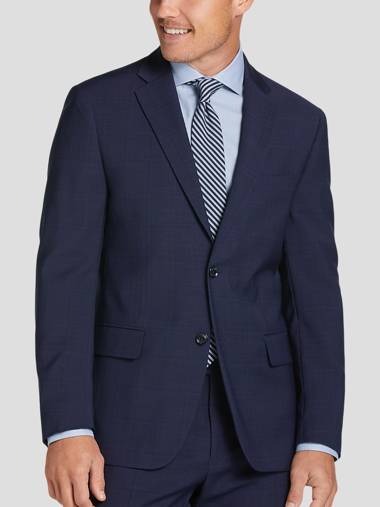 Men's Navy Formal 3 Button Modern Fit Suit – Flex Suits