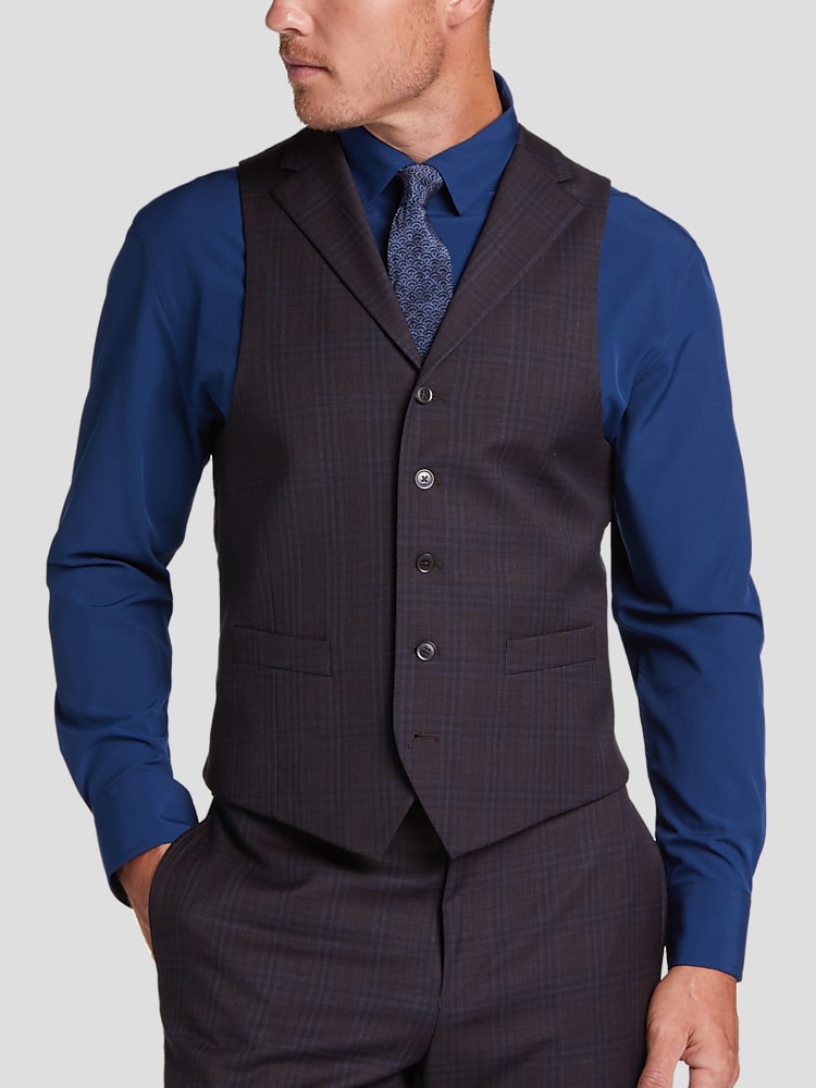 Michael Strahan Classic Fit Vested Suit All Sale Men s Wearhouse