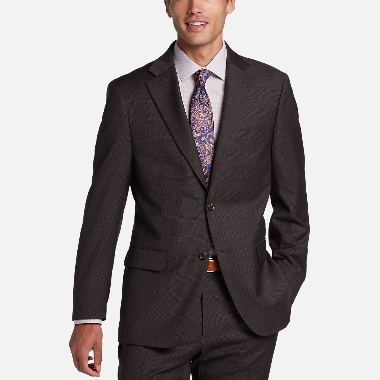 https://image.menswearhouse.com/is/image/TMW/TMW_3WYP_63_TOMMY_HILFIGER_2_PIECE_SUITS_BROWN_PLAID_MAIN?imPolicy=pdp-mob-2x
