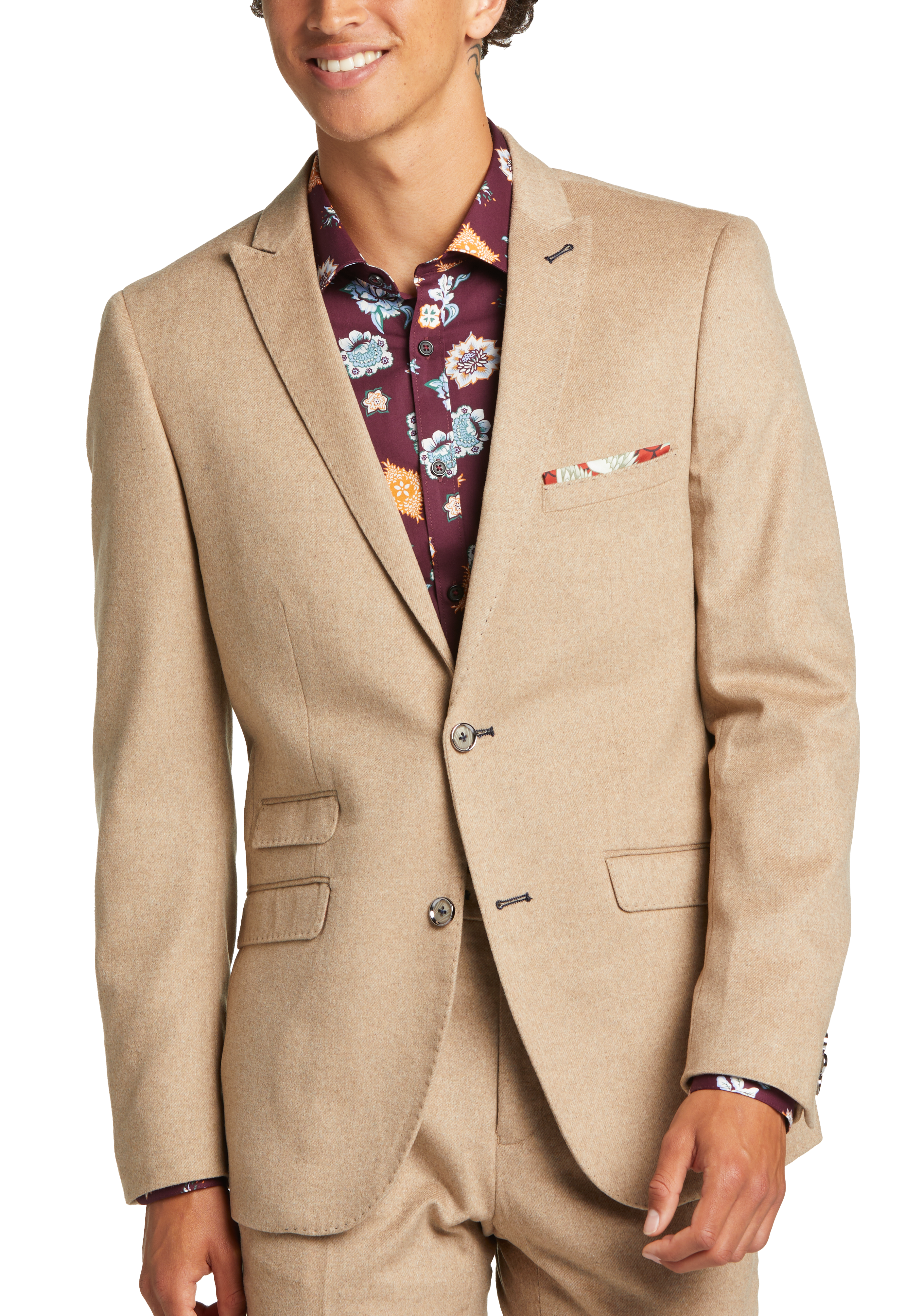 Paisley &Amp; Gray Slim Fit Suit Separates Jacket