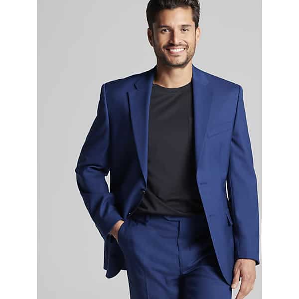 Pronto Uomo Men's Modern Fit Suit Jacket Blue - Size: 42 Short - Only Available at Men's Wearhouse TMW3X1G42114