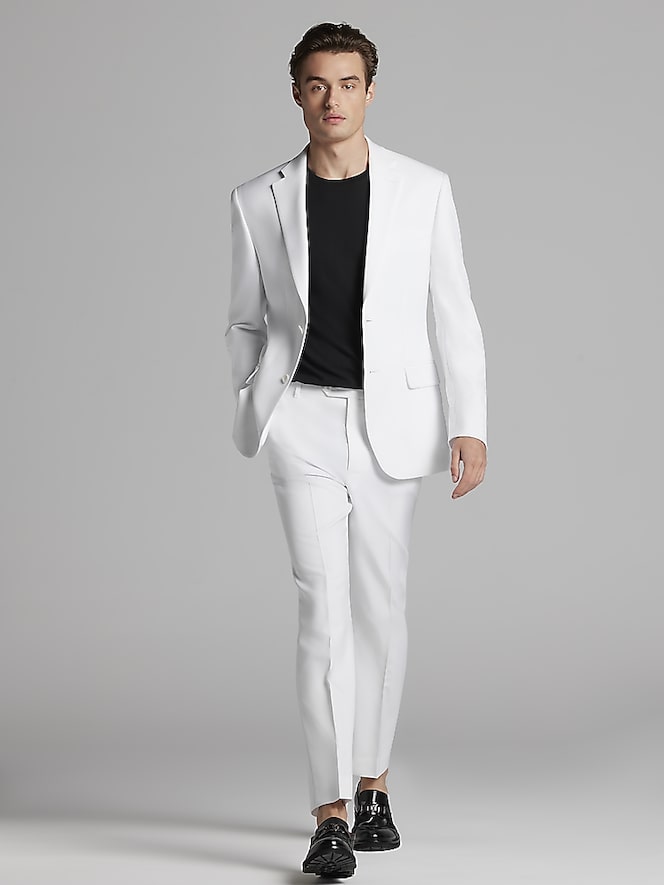 Pronto Uomo Modern Fit Suit Jacket, White | Men's Wearhouse