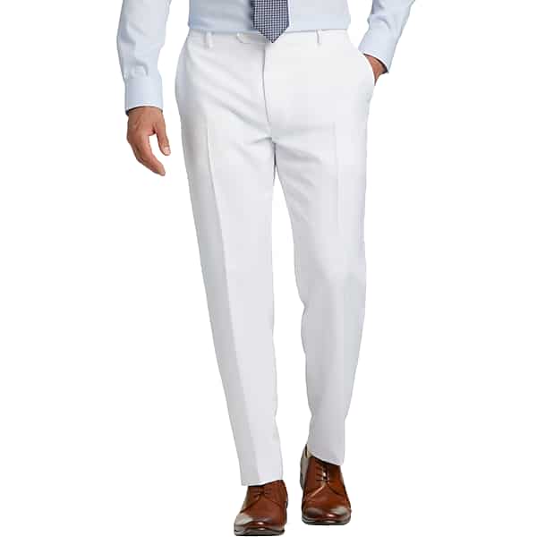 Pronto Uomo Men's Modern Fit Suit Separates Pants White - Size: 33W x 34L - Only Available at Men's Wearhouse