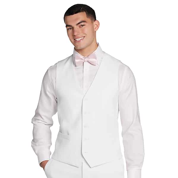 Pronto Uomo Men's Modern Fit Suit Vest White - Size: Large - Only Available at Men's Wearhouse TMW3X1R00L25