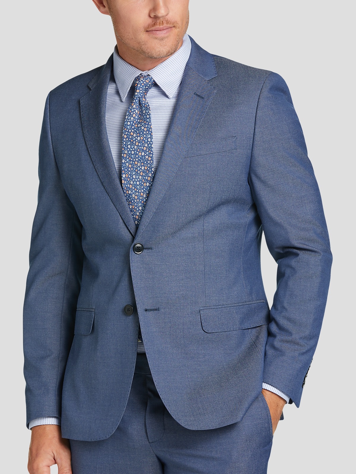 Blue skinny suit new arrivals