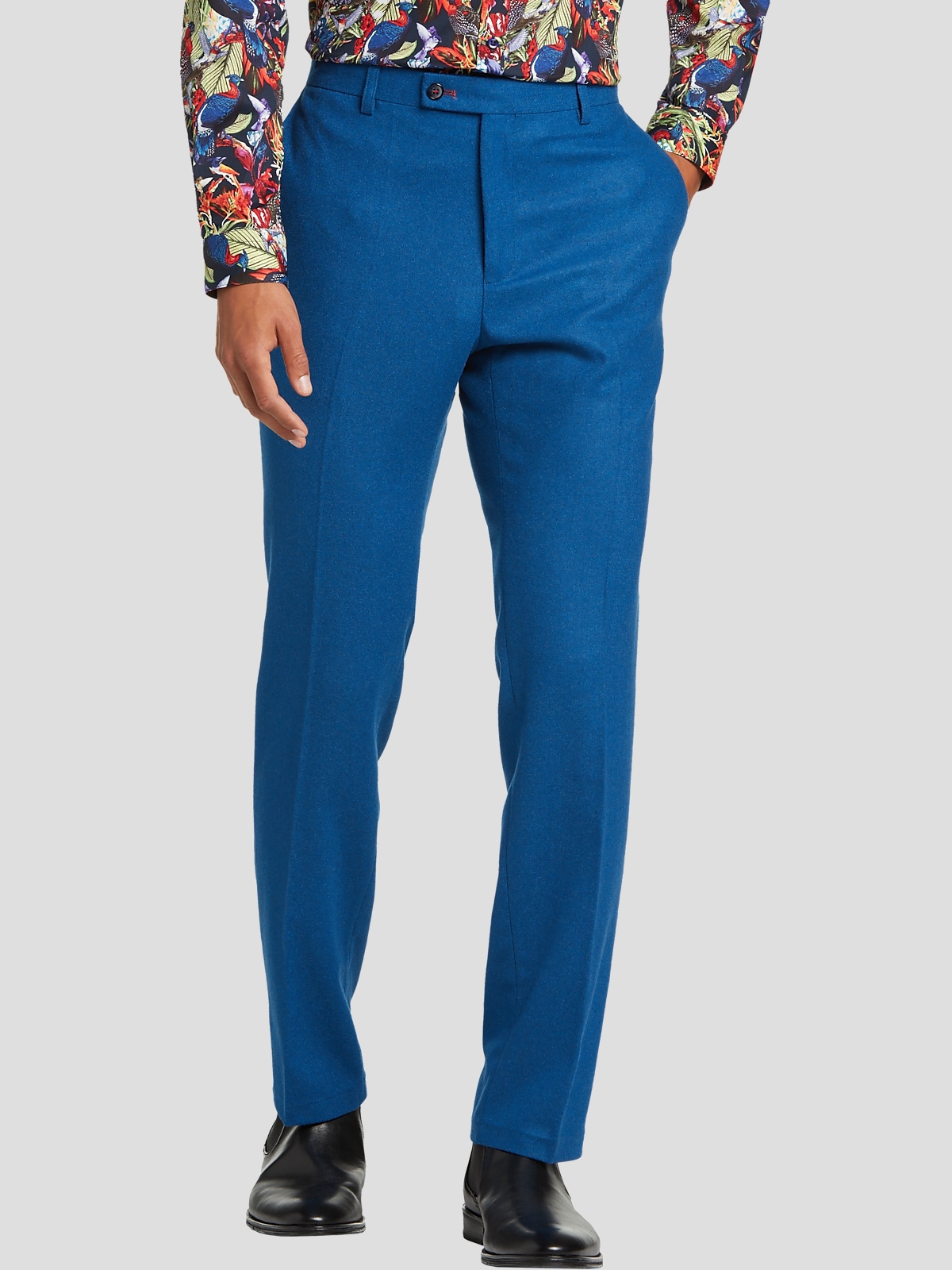 Cobalt Blue Suit Pants