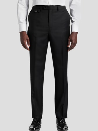 Modern Fit Shiny Suit Pants