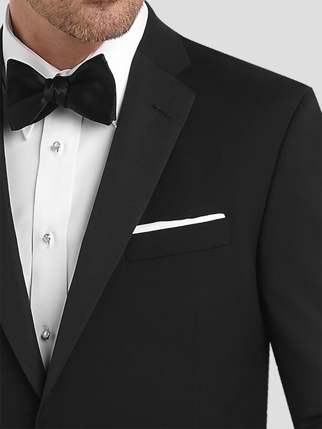 BLACK by Vera Wang Slim Fit Wool Notch Lapel Tuxedo Jacket