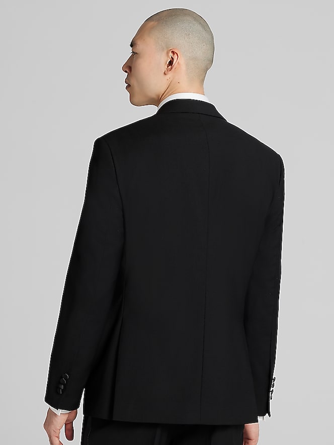 Pronto Uomo Platinum Modern Fit Wool Blend Notch Lapel Tuxedo Jacket