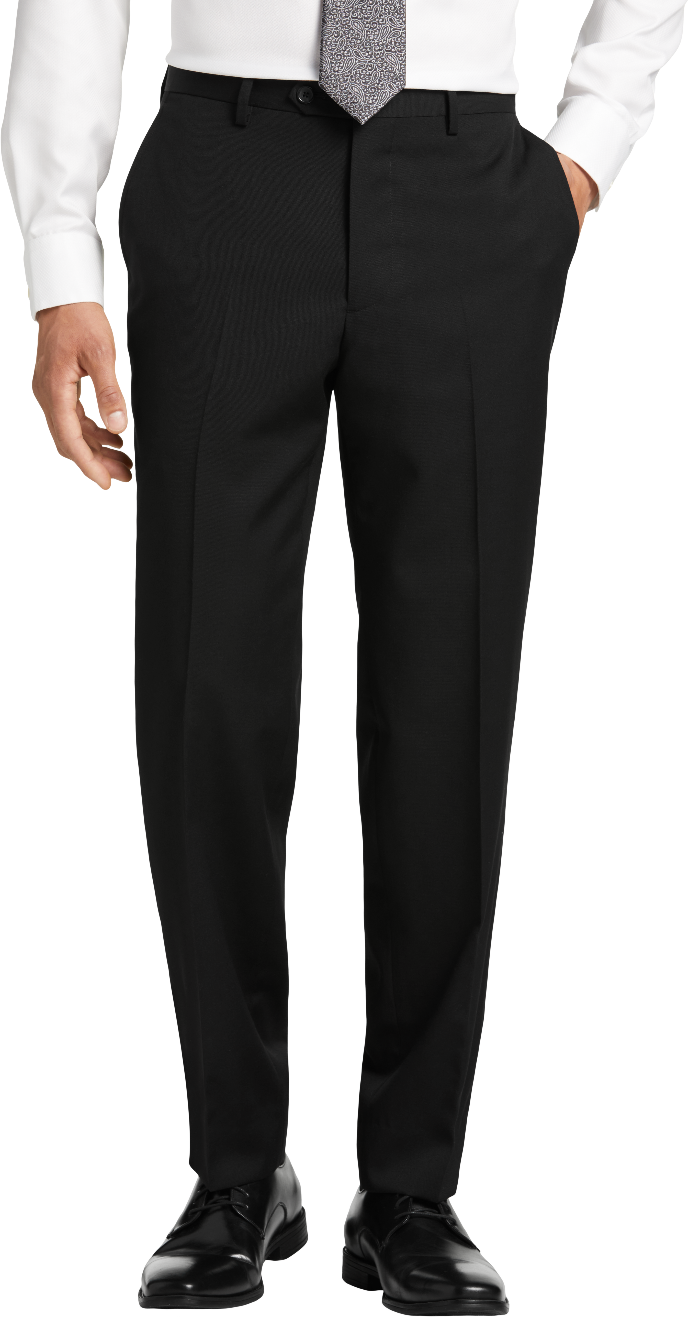 Modern Fit Wool Suit Pants